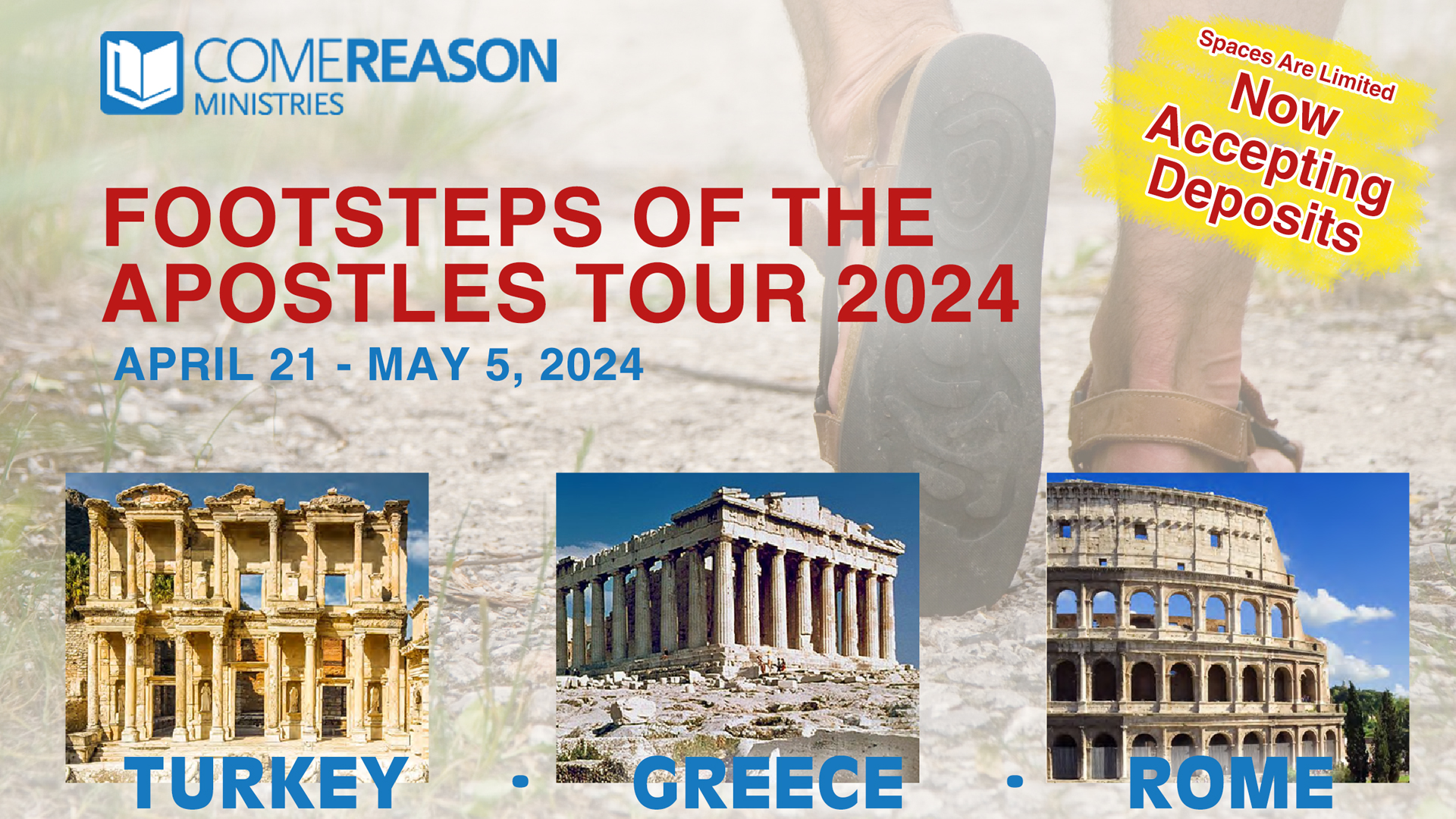 Footsteps of the Apostles Tour